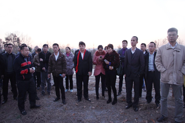 深圳電子企業(yè)家蒞臨廣義茶印象園參觀